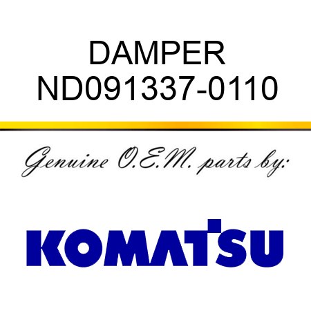 DAMPER ND091337-0110