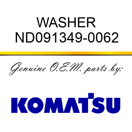 WASHER ND091349-0062
