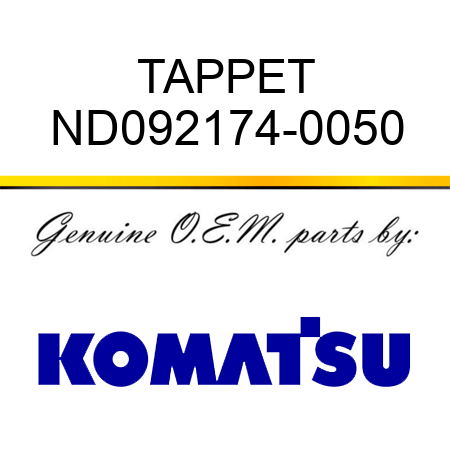 TAPPET ND092174-0050