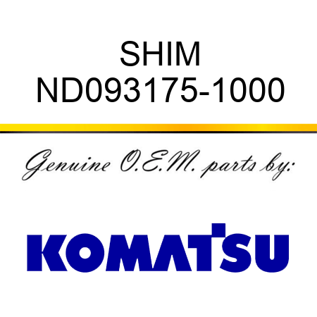 SHIM ND093175-1000