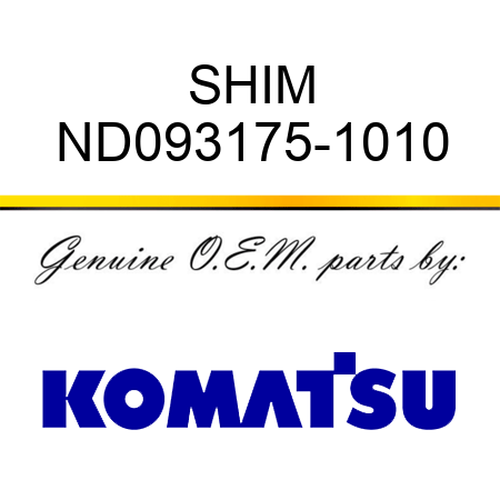 SHIM ND093175-1010