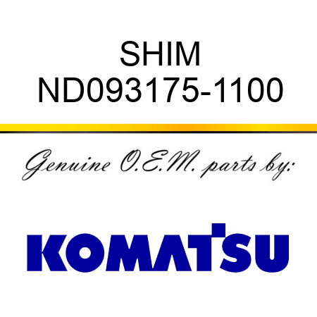 SHIM ND093175-1100