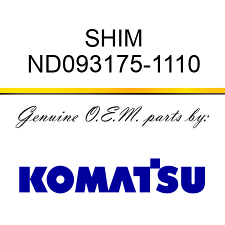 SHIM ND093175-1110