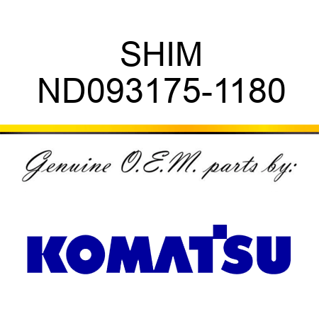 SHIM ND093175-1180
