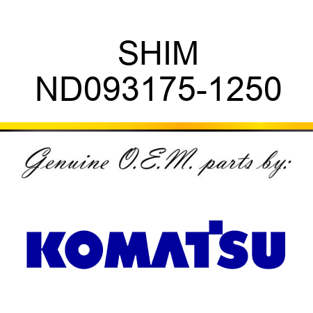 SHIM ND093175-1250