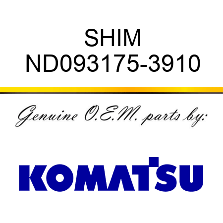 SHIM ND093175-3910