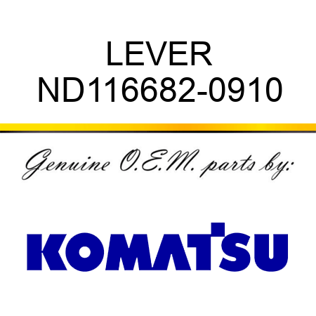 LEVER ND116682-0910