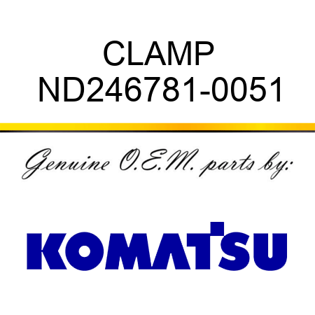 CLAMP ND246781-0051