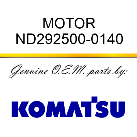 MOTOR ND292500-0140