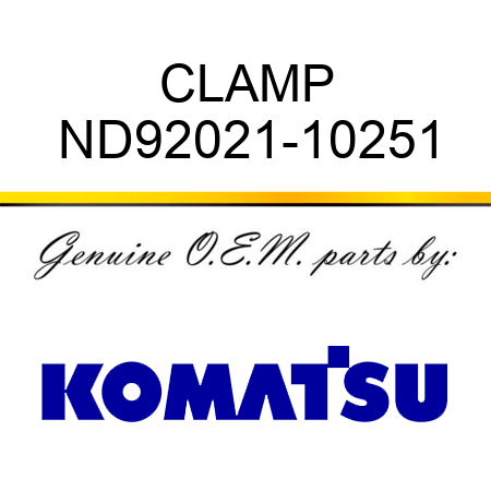CLAMP ND92021-10251