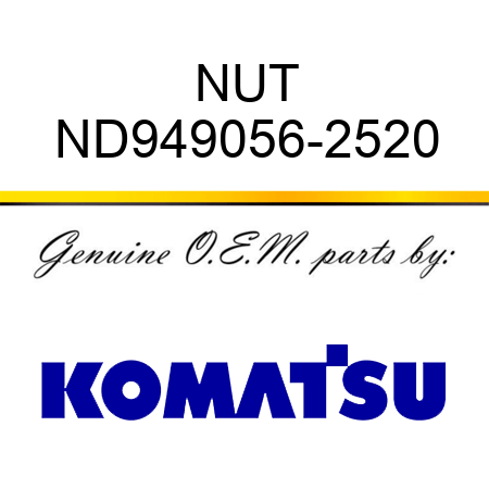 NUT ND949056-2520