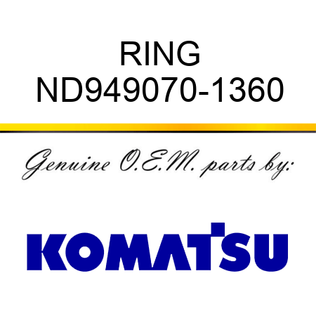 RING ND949070-1360