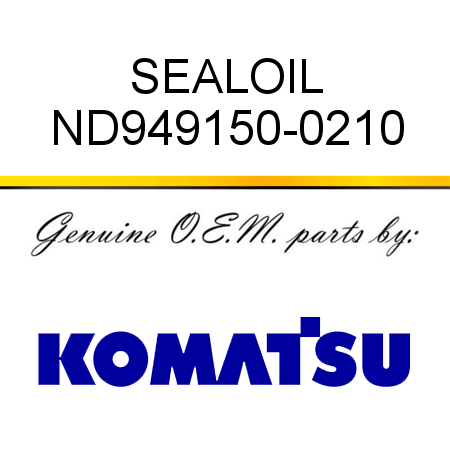SEAL,OIL ND949150-0210