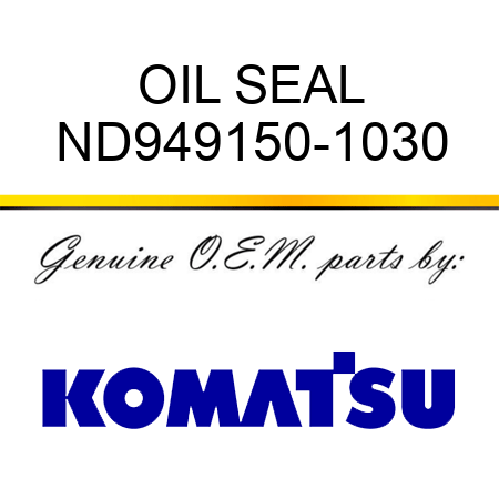 OIL SEAL ND949150-1030