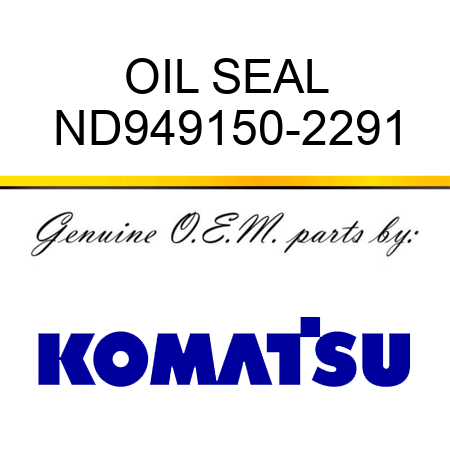 OIL SEAL ND949150-2291