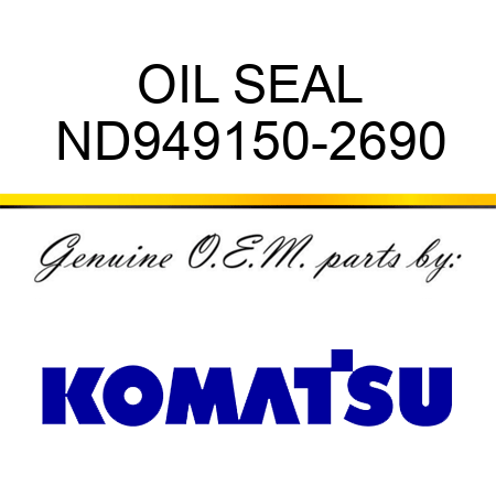 OIL SEAL ND949150-2690