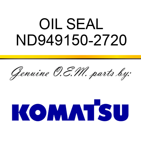 OIL SEAL ND949150-2720