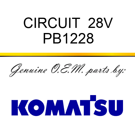 CIRCUIT  28V PB1228