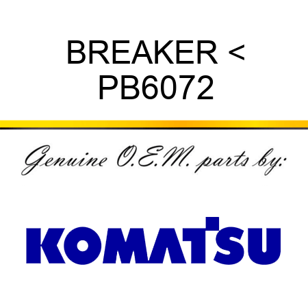 BREAKER < PB6072