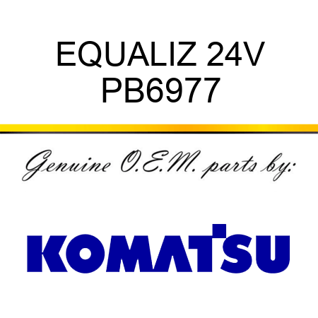 EQUALIZ 24V PB6977