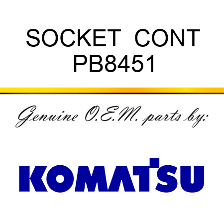SOCKET  CONT PB8451