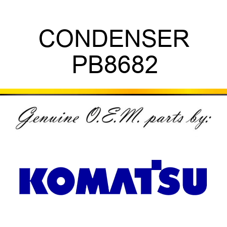 CONDENSER PB8682