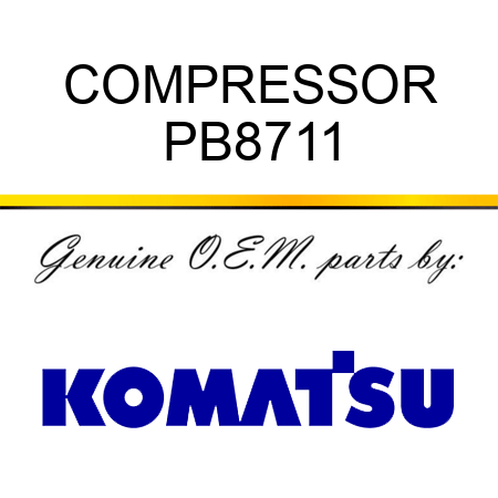 COMPRESSOR PB8711