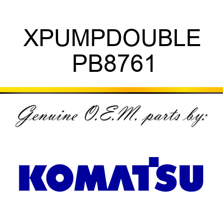 XPUMPDOUBLE PB8761