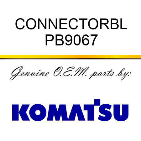 CONNECTOR,BL PB9067
