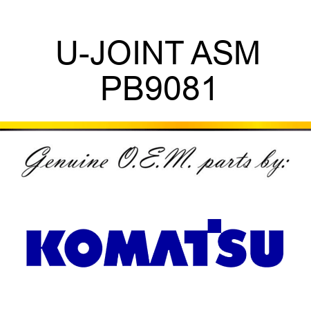 U-JOINT ASM PB9081