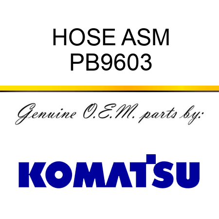 HOSE ASM PB9603