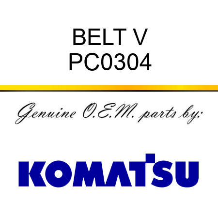 BELT, V PC0304
