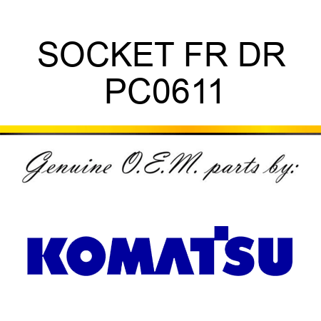 SOCKET FR DR PC0611