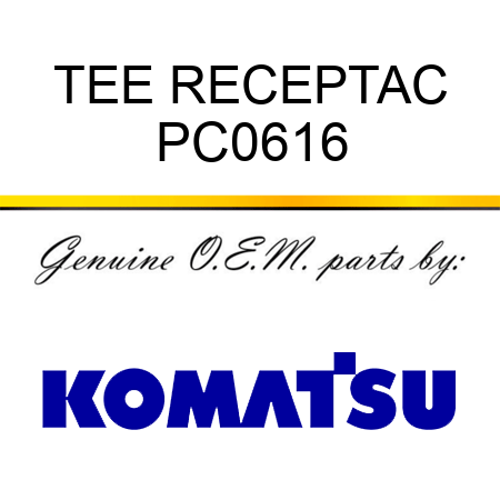 TEE RECEPTAC PC0616