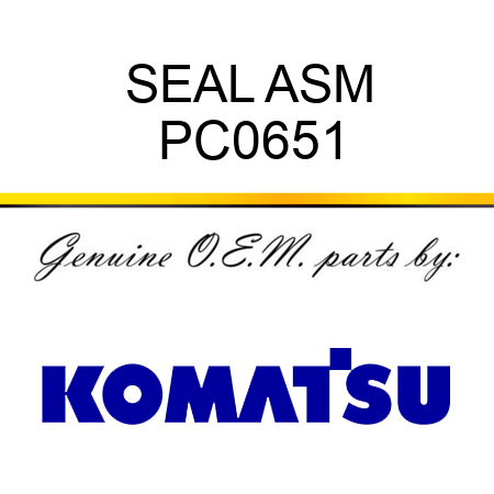SEAL ASM PC0651
