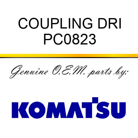 COUPLING DRI PC0823