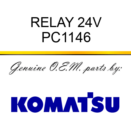 RELAY, 24V PC1146