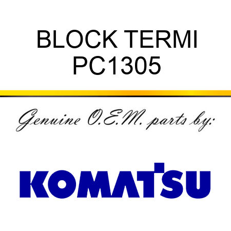 BLOCK, TERMI PC1305