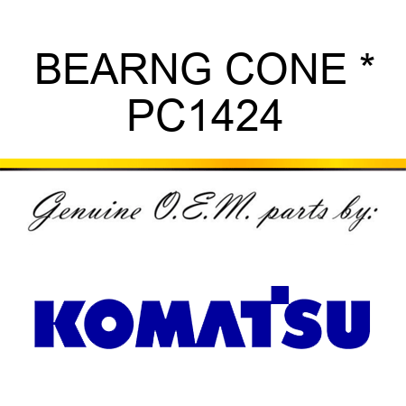 BEARNG CONE * PC1424