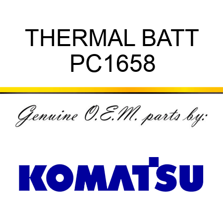 THERMAL BATT PC1658