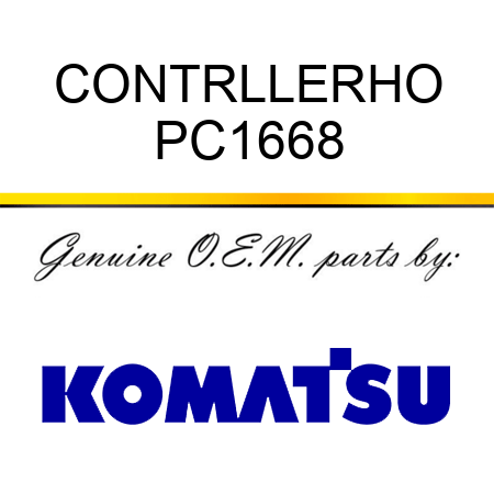 CONTRLLER,HO PC1668