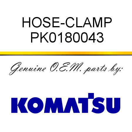 HOSE-CLAMP PK0180043