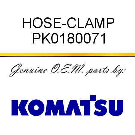 HOSE-CLAMP PK0180071