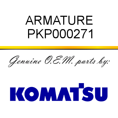 ARMATURE PKP000271