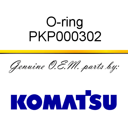 O-ring PKP000302