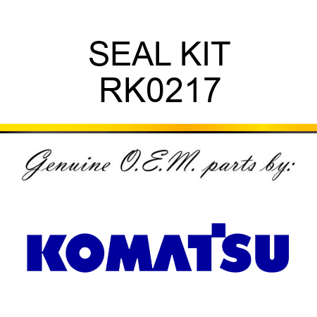 SEAL KIT RK0217