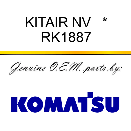 KITAIR NV   * RK1887