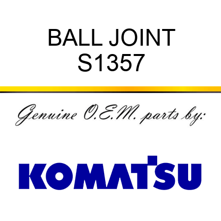 BALL JOINT S1357