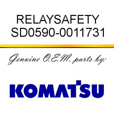 RELAY,SAFETY SD0590-0011731