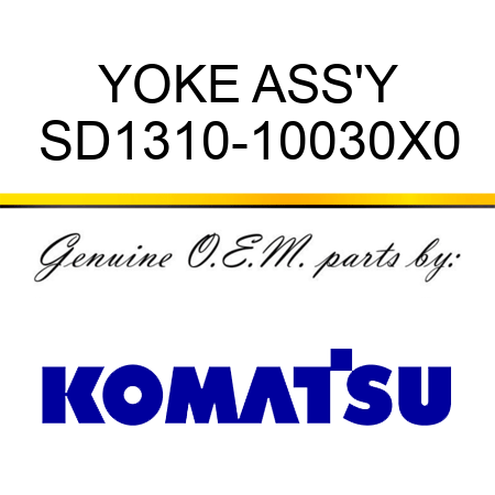 YOKE ASS'Y SD1310-10030X0